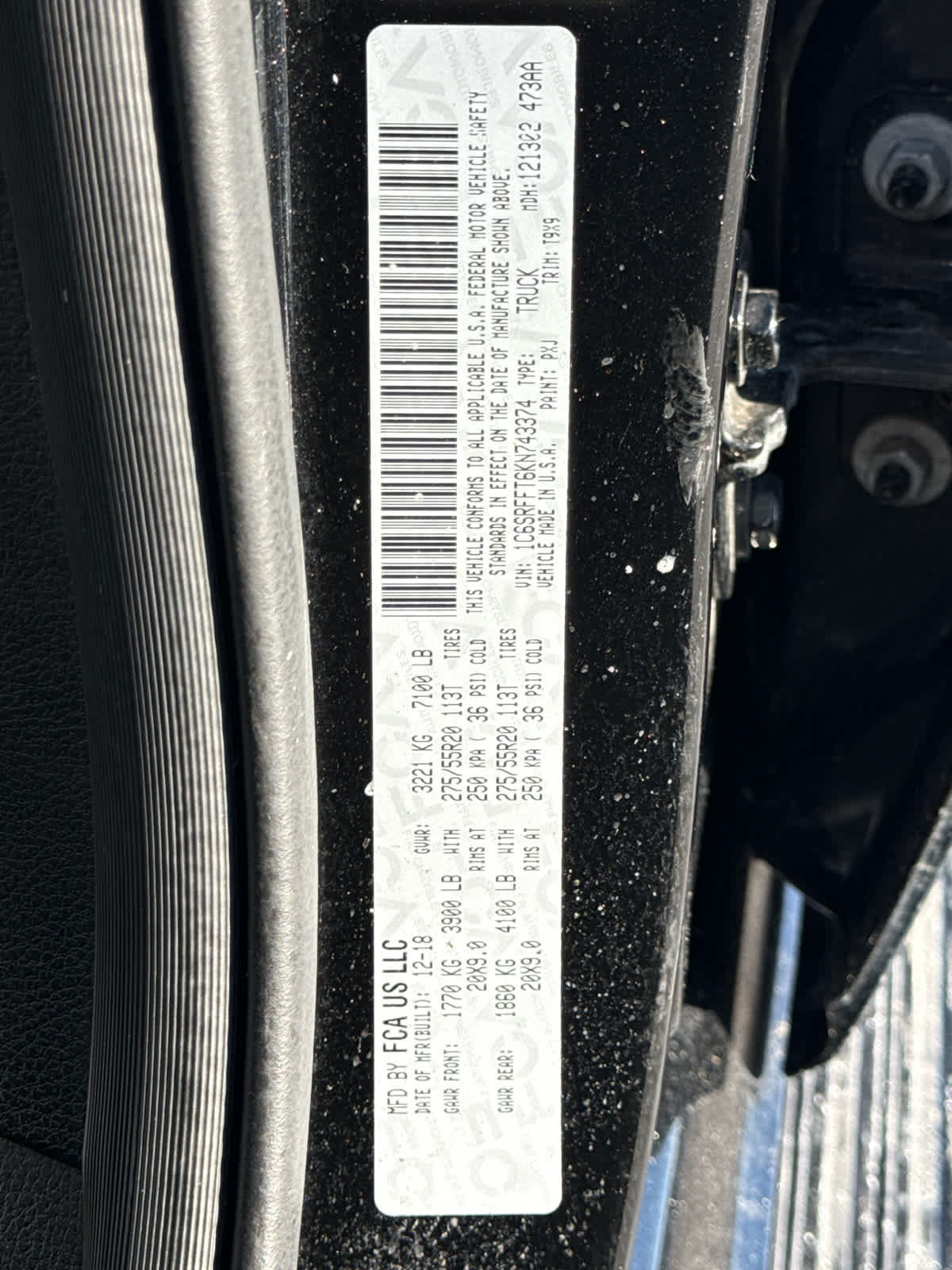 2019 RAM 1500 Big Horn/Lone Star 4x4 Crew Cab 57 Box