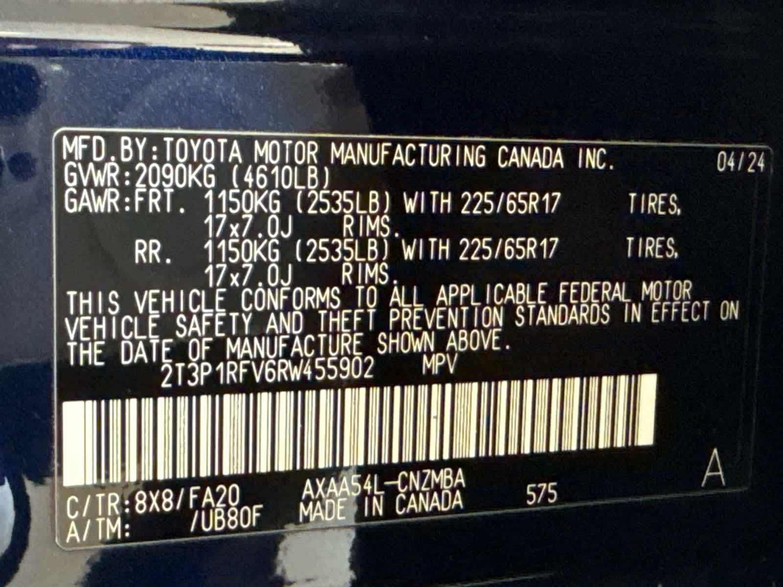 2024 Toyota RAV4 XLE AWD