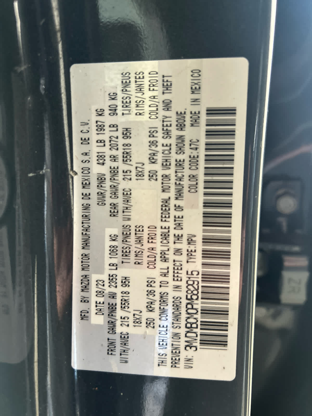 2023 Mazda Mazda CX-30 2.5 S Carbon Edition AWD