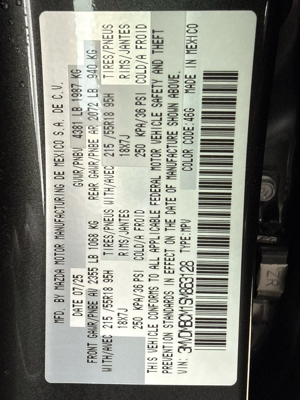 2025 Mazda Mazda CX-30 2.5 S Preferred Package AWD