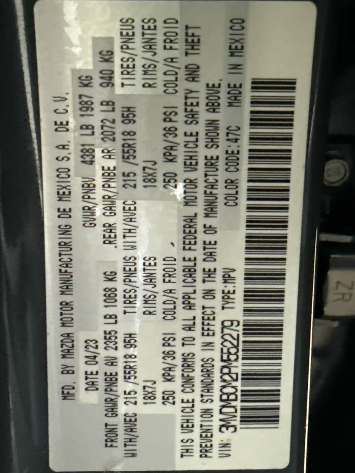2023 Mazda Mazda CX-30 2.5 S Carbon Edition AWD