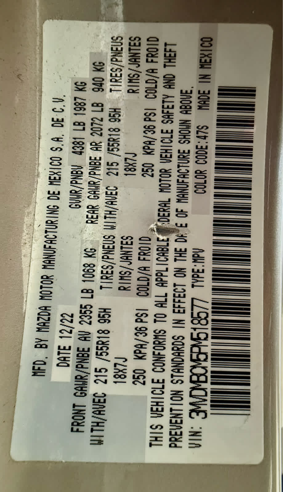 2023 Mazda Mazda CX-30 2.5 S Preferred Package AWD