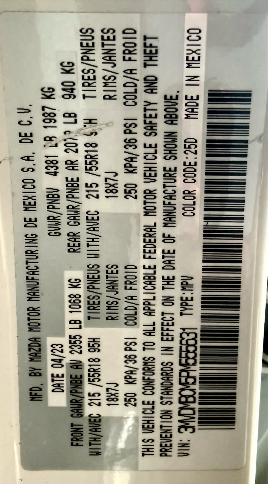 2023 Mazda Mazda CX-30 2.5 S Preferred Package