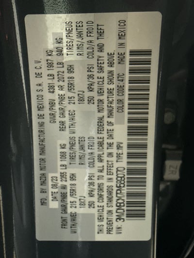 2023 Mazda Mazda CX-30 2.5 S Carbon Edition AWD