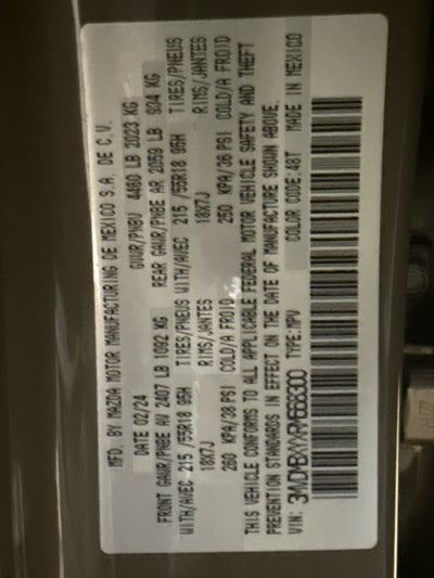 2024 Mazda Mazda CX-30 2.5 Carbon Turbo AWD