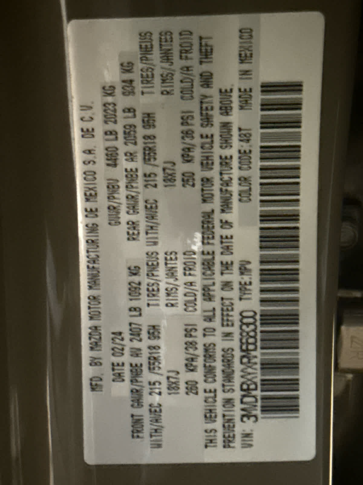 2024 Mazda Mazda CX-30 2.5 Carbon Turbo AWD