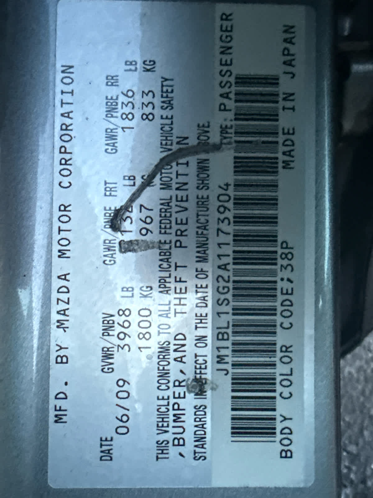 2010 Mazda MAZDA3 4dr Sdn Auto i Touring