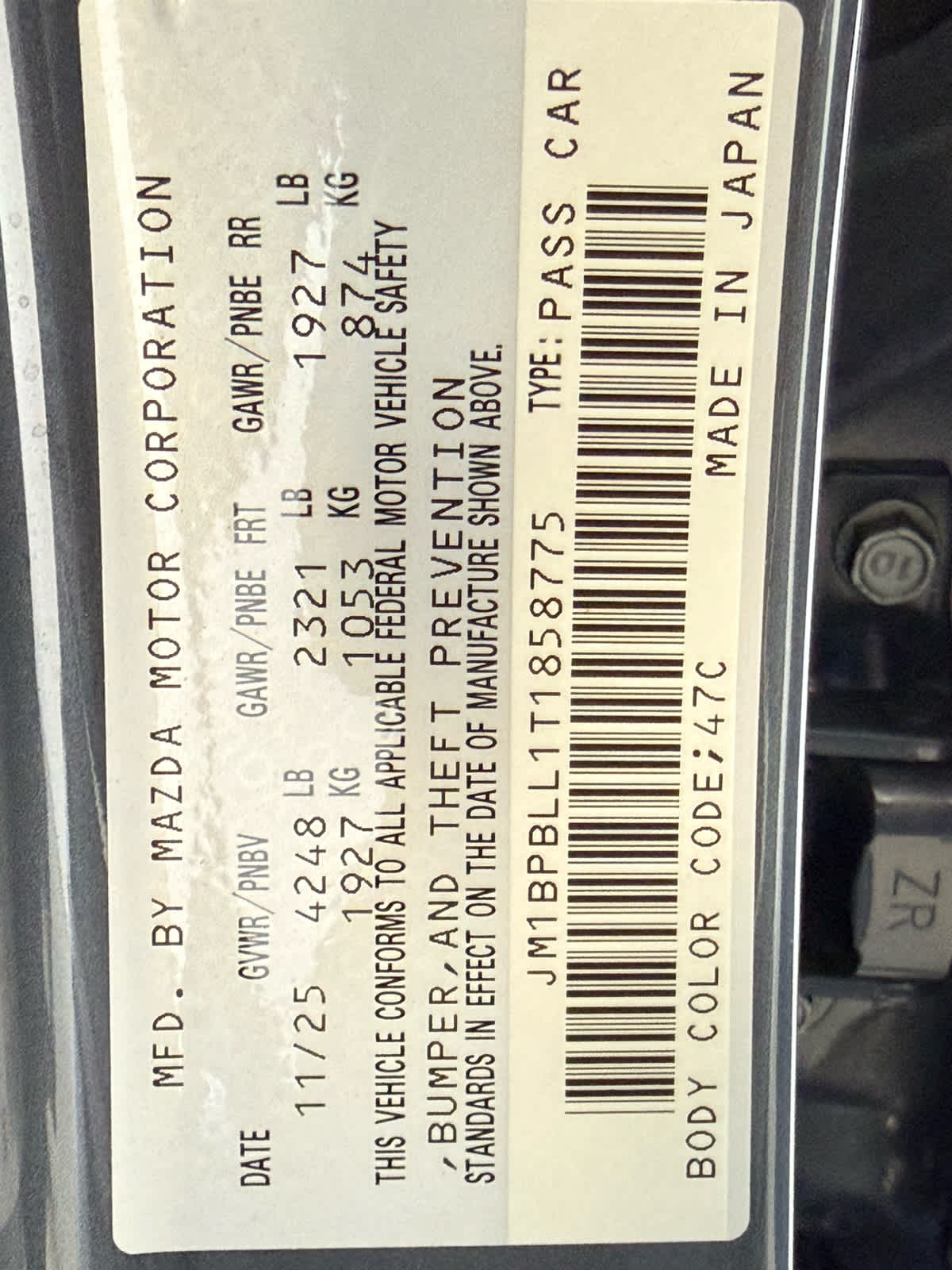 2026 Mazda Mazda3 Hatchback 2.5 S Carbon Edition Auto AWD
