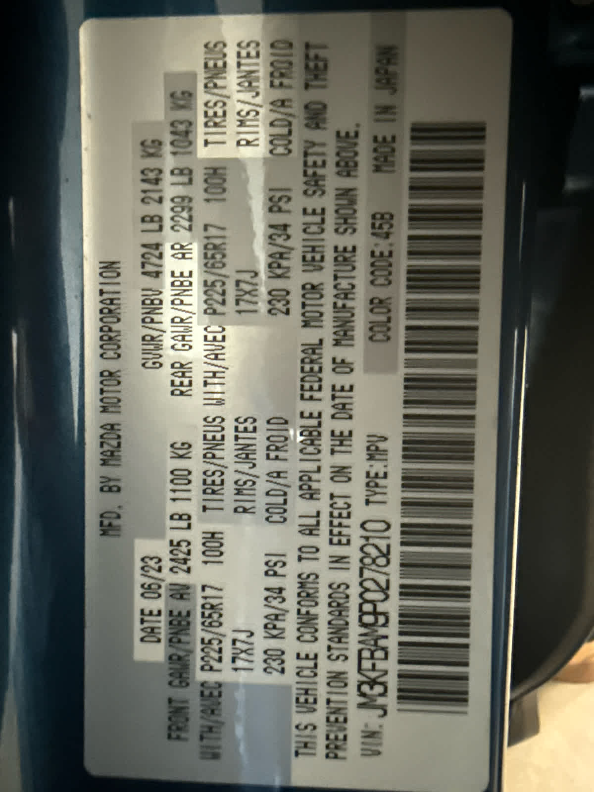 2023 Mazda Mazda CX-5 2.5 S AWD