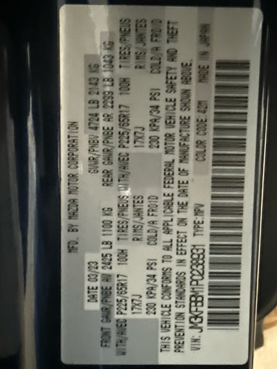 2023 Mazda Mazda CX-5 2.5 S Select Package AWD