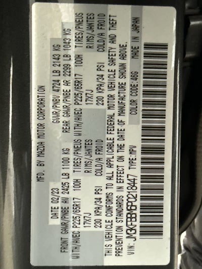 2023 Mazda Mazda CX-5 2.5 S Select Package AWD