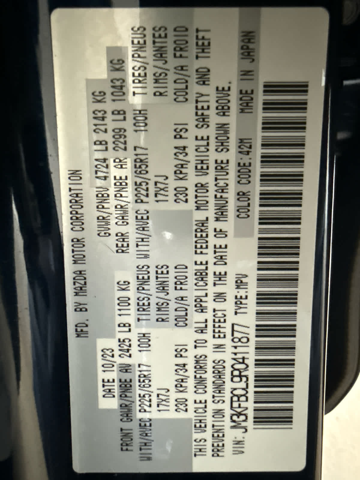 2024 Mazda Mazda CX-5 2.5 S Preferred Package AWD