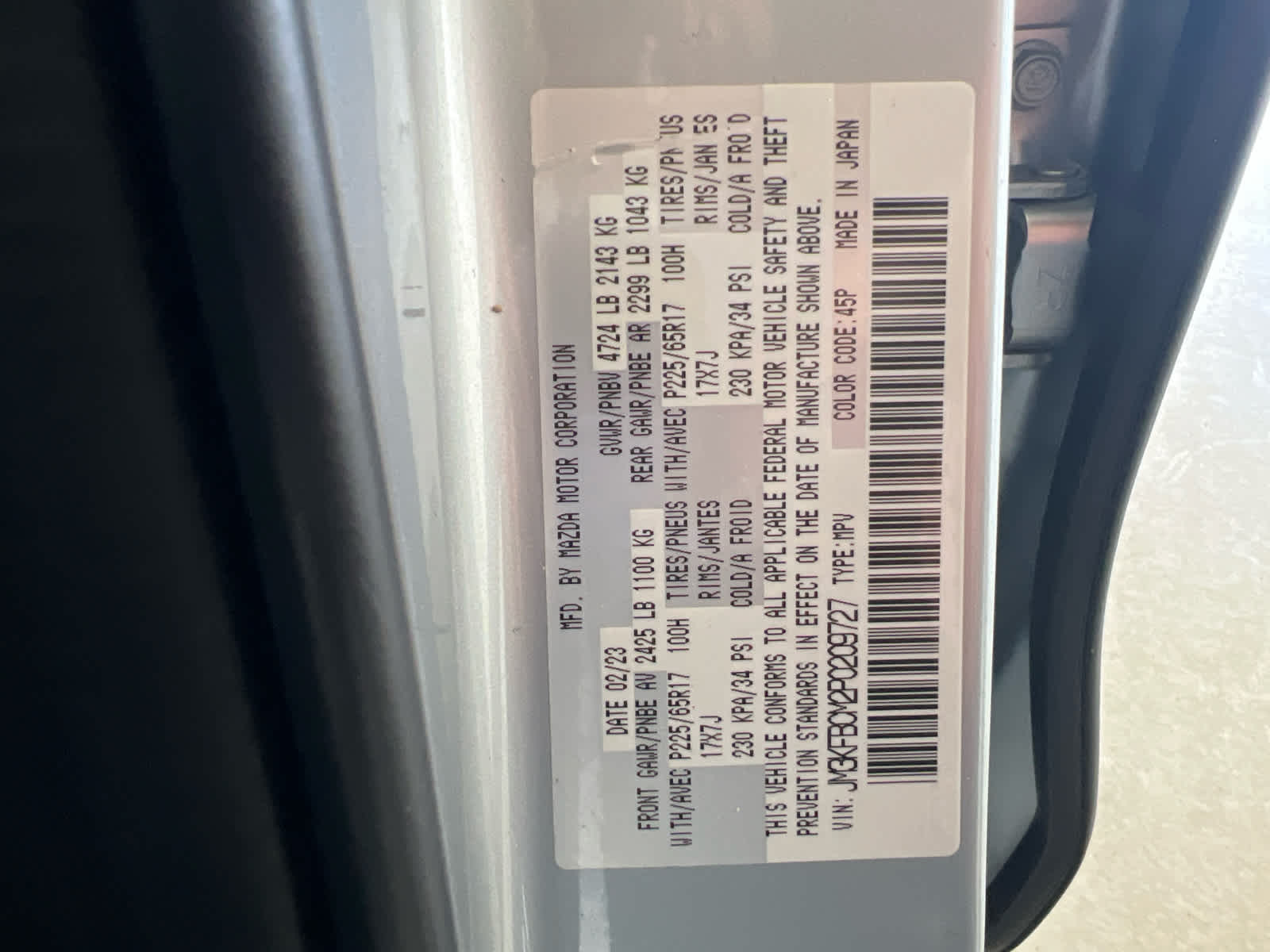 2023 Mazda Mazda CX-5 2.5 S Preferred Package AWD