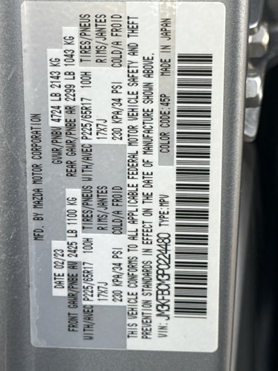 2023 Mazda Mazda CX-5 2.5 S Preferred Package AWD