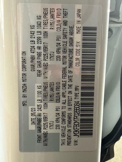 2023 Mazda Mazda CX-5 2.5 S Preferred Package AWD