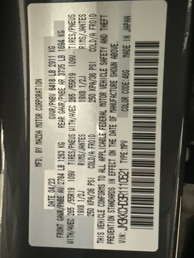 2024 Mazda Mazda CX-90 3.3 Turbo Preferred Plus AWD