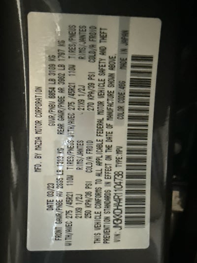 2024 Mazda Mazda CX-90 PHEV Premium AWD