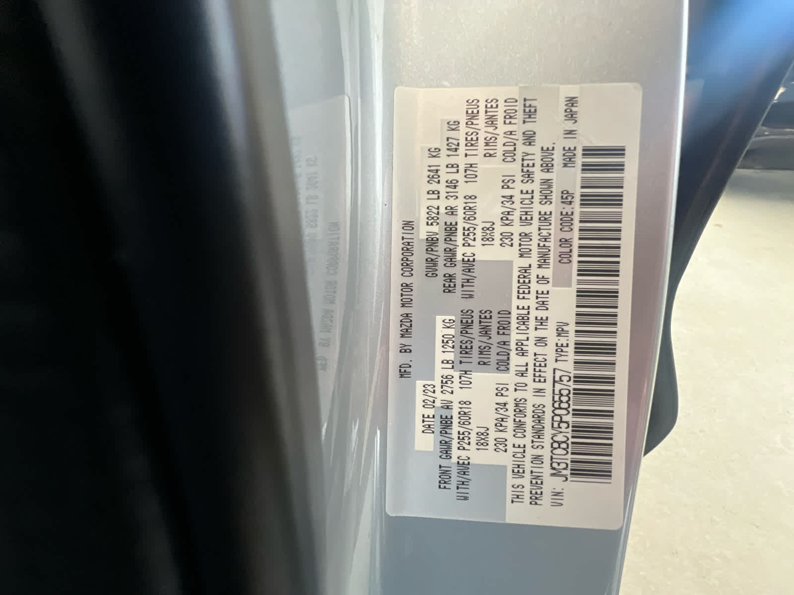 2023 Mazda Mazda CX-9 Touring AWD