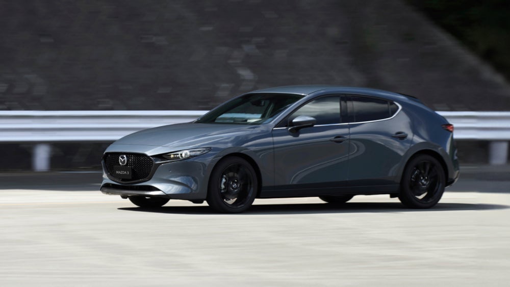 2025 Mazda3 2.5 Turbo Hatchback Premium Plus with available accessories and options shown