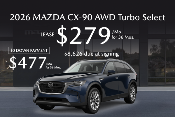 2026 Mazda CX-90 AWD Turbo Select