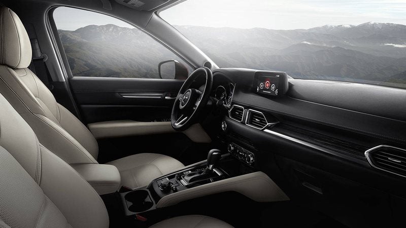  Interior of Mazda vehicle