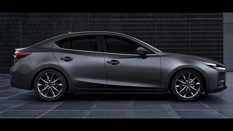 Profile of Mazda grey Mazda