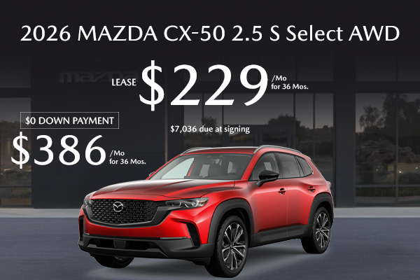 2026 Mazda CX-50 2.5 S Select AWD