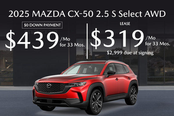 2025 Mazda CX-50 2.5 S Select AWD